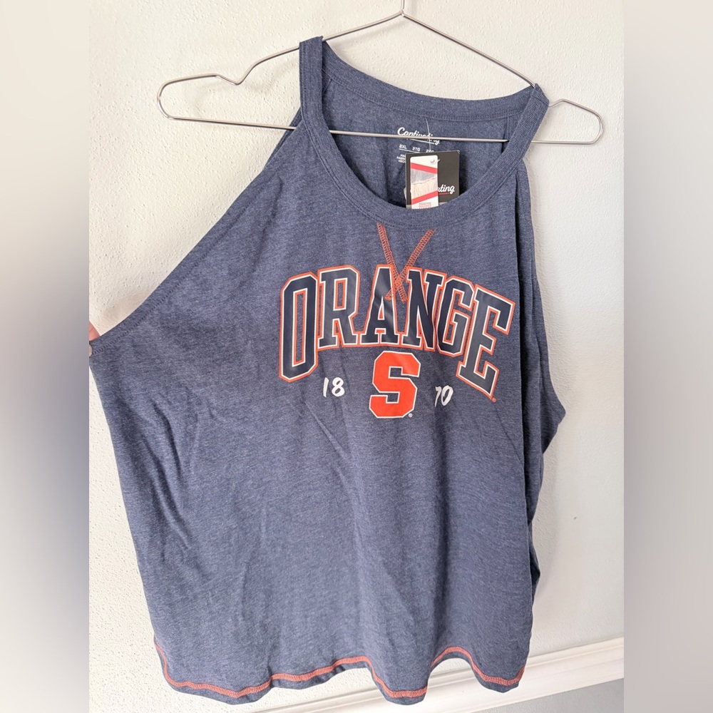 captivating Syracuse Orangemen Women’s Flowing Tank Top‎ NWT 2XL